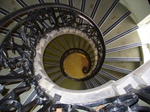 History Faculty library staircase, Feb '07